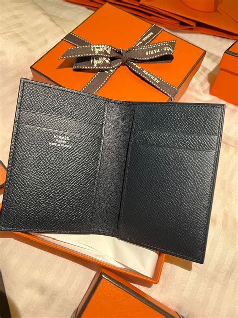 hermes card holder black|Card holders .